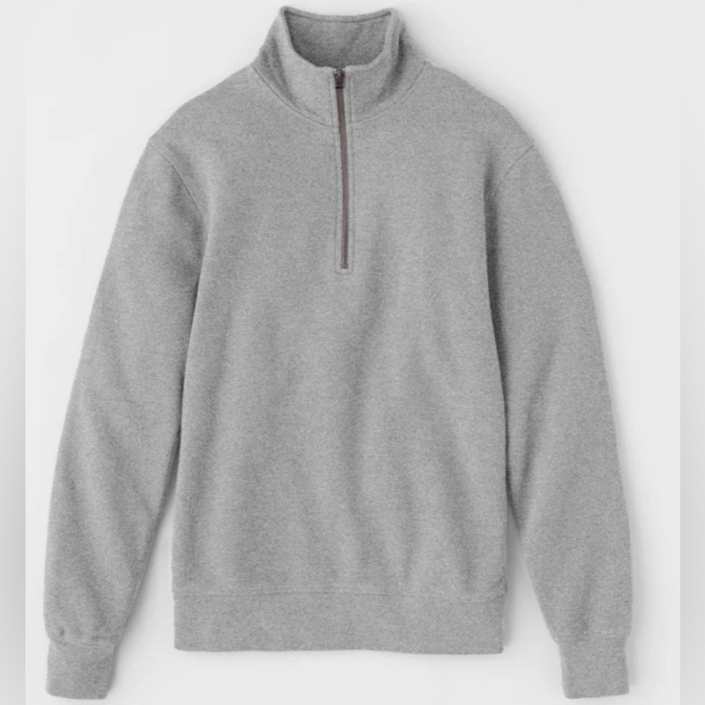 KOTN Unisex Quarter Zip French Terry sweatshirt